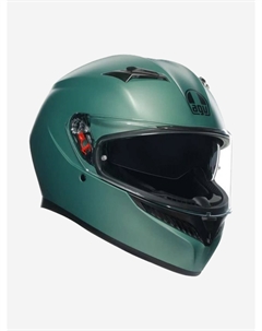 Мотошлем интеграл K3 E2206 MPLK MONO Matt Salva Green, Зеленый Agv