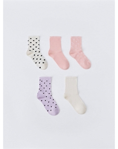 Набор из 5 пар носков для девочек Sela