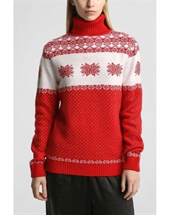 Свитер из смесовой шерсти с принтом Maxval