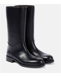 Сапоги Nobilis из кожи до колена, черный The row
