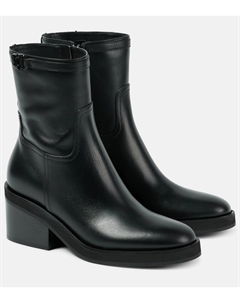 Ботильоны кожаные Yasmin 70, черный Jimmy choo