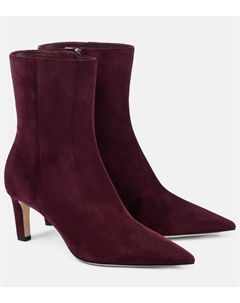 Замшевые ботильоны Alizze 65, цвет garnet Jimmy choo