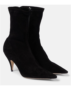 Ботильоны Liisa из замши, черный The row