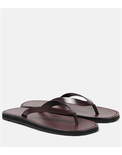 Сандалии из кожи для города, цвет bordeaux The row