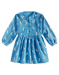 Платье из хлопка с принтом Beneath The Moon, синий Bobo choses