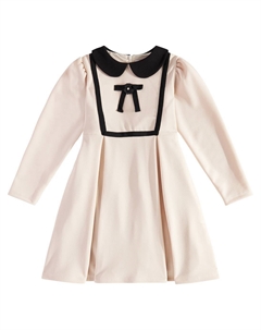 Платье-плиссе с бантом, слоновая кость Patachou