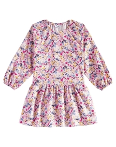 Платье из цветочного джерси, цвет quartz pink Il gufo