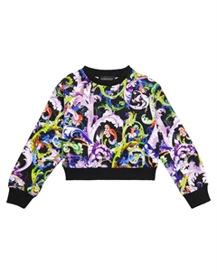 Толстовка из хлопка с принтом, мультиколор Versace