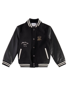 Куртка университетская из смеси шерсти Дармут, черный Bonpoint