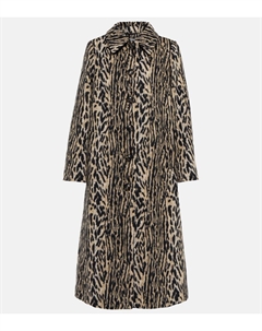 Искусственная шуба Milly с леопардовым принтом, цвет bohemia leopard Rixo