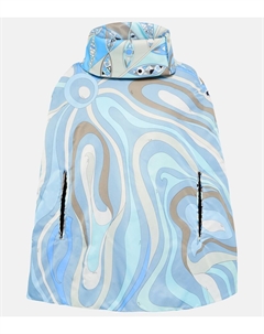 Пончо с принтом x-fusalp, синий Pucci