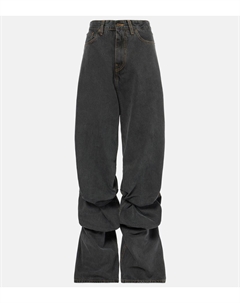 Джинсы Evergreen Draped Cuff с широкими штанинами, цвет evergreen vintage black Y / project