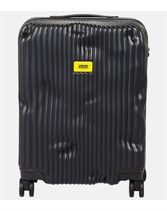 Небольшой чемодан для ручной клади в полоску, черный Crash baggage