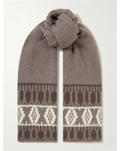 Австрия кашемировый шарф, серо-коричневый Arch4