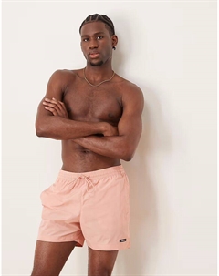 Шорты для плавания с завязками персиково-розового цвета Calvin klein