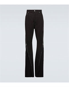 Болан банановые брюки из хлопка, черный Rick owens