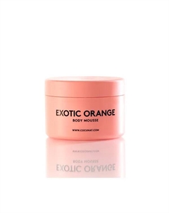 24-часовой увлажняющий и укрепляющий мусс для тела Body Mousse Exotic Orange, 200 ml Cocunat