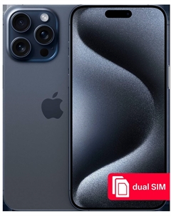 Смартфон Apple iPhone 15 Pro Max 256Gb SIM + SIM Синий титан