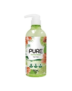 Средство для мытья посуды лимон-лайм Pure Virgin Mojito Dish Detergent - 750 мл Pigeon
