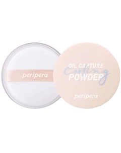 Матирующая пудра для лица с охлаждающим эффектом Oil Capture Cooling Powder Peripera