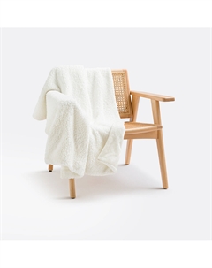 Плед флис-шерпа Maxine бежевый Laredoute