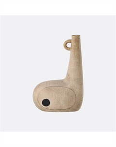 Ваза керамическая с графичным акцентом в этническом стиле бежевый So'home