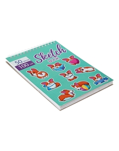 Скетчбук а5, 50 листов, твердая обложка Calligrata