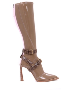 Сапоги текстильные Fendi