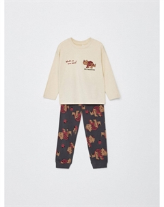 Трикотажная пижама с принтом для мальчиков Sela