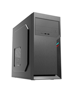 Корпус mATX FL-702 черный, без БП, 2*USB 2.0, audio Foxline