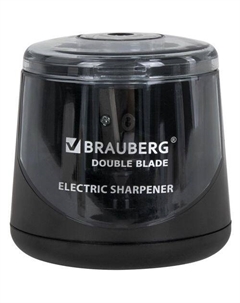 Точилка для карандашей электрическая, черный Brauberg