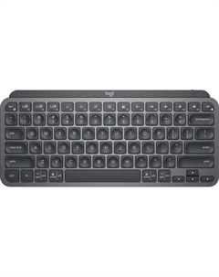 Клавиатура MX Keys Mini, USB, Bluetooth/Радиоканал, с гравировкой, темно-серый + черный Logitech