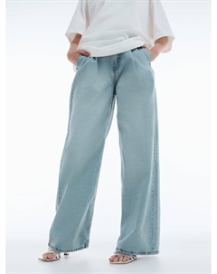 Широкие джинсы с высокой талией Твое