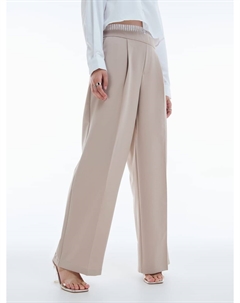 Классические широкие брюки с двойным поясом Твое