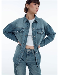 Джинсовая рубашка оверсайз Твое