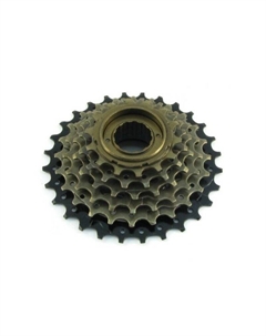 Трещотка, фривил, 6 скоростей, 14-28T, дискретная, серебристая, FW-6SI Tbs