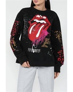 Свитшот хлопковый с принтом Desigual