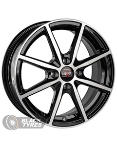Литой диск M63 6x15/4x100 D60.1 ET40, Черные Alcasta