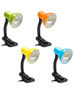 Лампа настольная на прищепке PROMO 1хE27 Rev