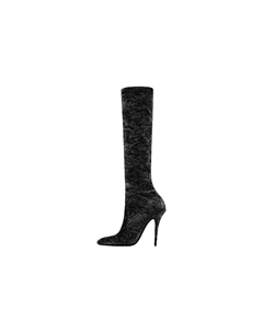 Сапоги Ella Velvet 110 мм высотой до бедра Saint laurent