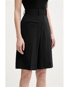 Шерстяные шорты, черный Mm6 maison margiela