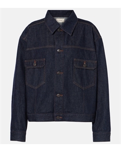 Куртка Ness из хлопка и кашемира, индиго The row