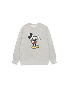 Свитшот Disney Co-brand унисекс серый, серый Uniqlo