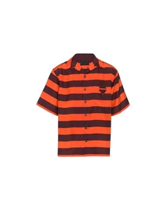 Рубашка мужская оранжевая, оранжевый Prada