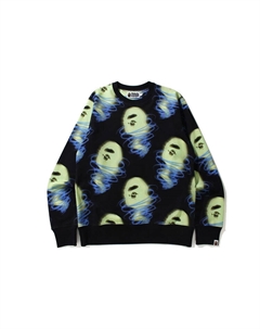 Толстовка Ape Head Series для мужчин, фиолетовый A bathing ape®