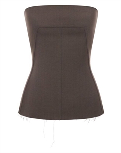 Шерстяной топ-корсет Rick owens