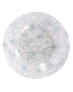 Тарелка суповая Luminarc Melitina blue, 21 см, стекло Arc middle