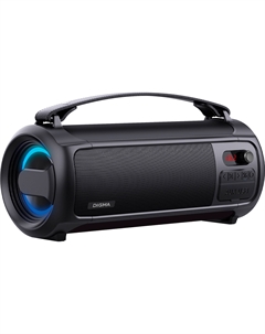 Портативная акустика Digma D-PS1523, 25 Вт, FM, AUX, USB, Bluetooth, подсветка, черный (SP1523B)