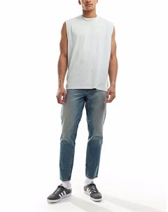 Зауженные джинсы с оттенком светло-голубого цвета Asos design