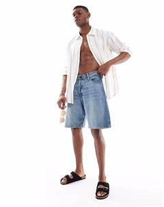 Tony свободные джинсовые шорты светло-голубого цвета Jack & jones